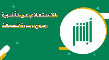 الاستعلام عن تأشيرة خروج وعودة للعمالة