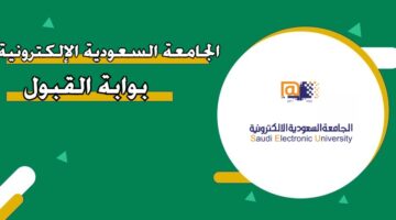 الجامعة السعودية الإلكترونية بوابة القبول